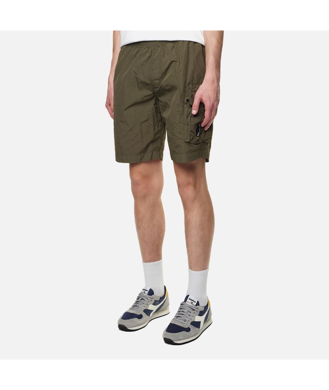 CP COMPANY Хаки полиамидовые шорты, фото 7