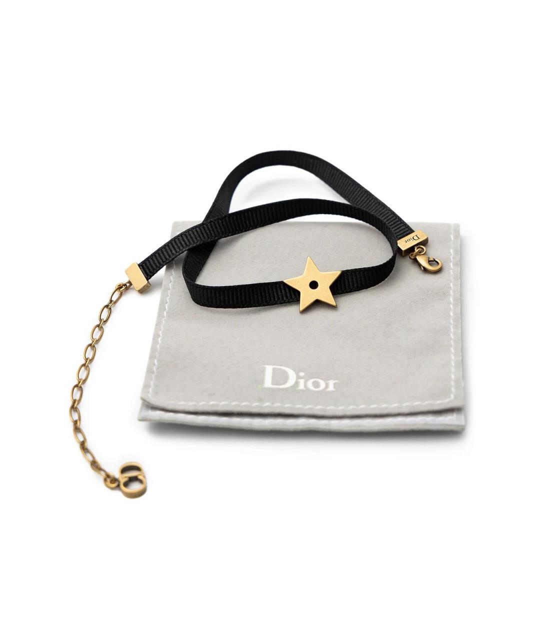 CHRISTIAN DIOR Черное металлическое колье, фото 4