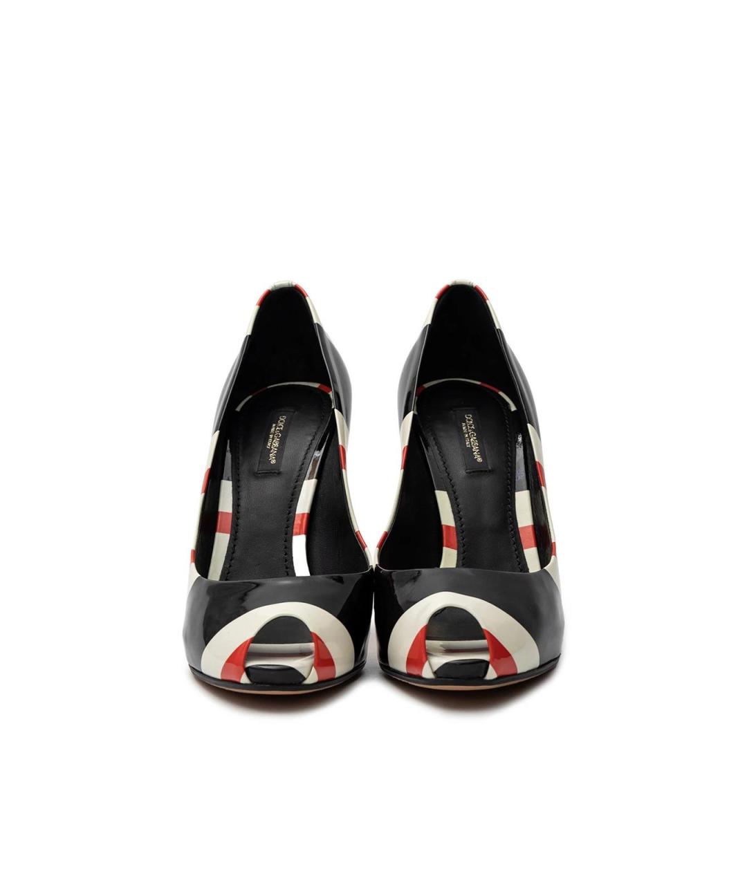 DOLCE&GABBANA Мульти кожаные туфли, фото 4
