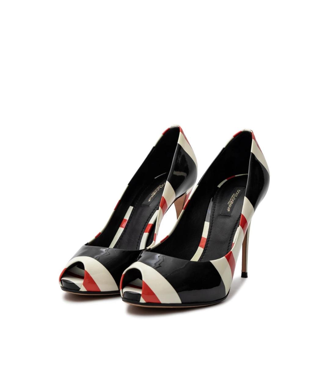 DOLCE&GABBANA Мульти кожаные туфли, фото 2