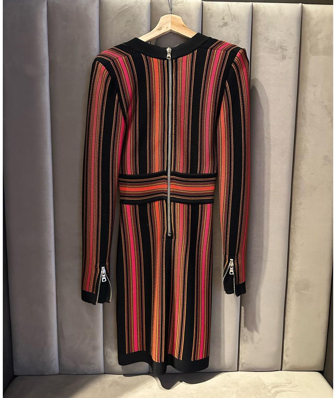 BALMAIN Мульти коктейльное платье, фото 2