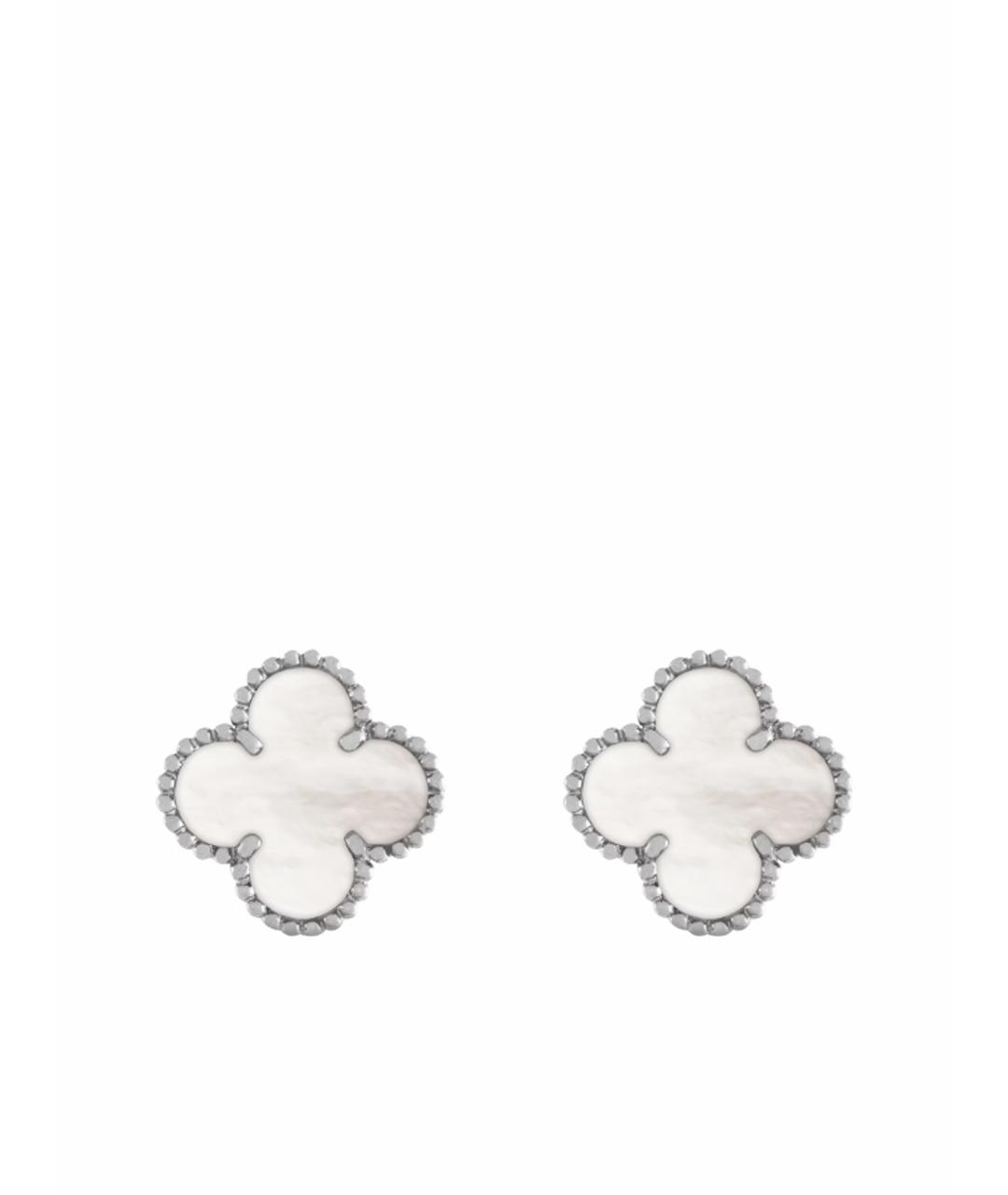 VAN CLEEF & ARPELS Белые серьги из белого золота, фото 1