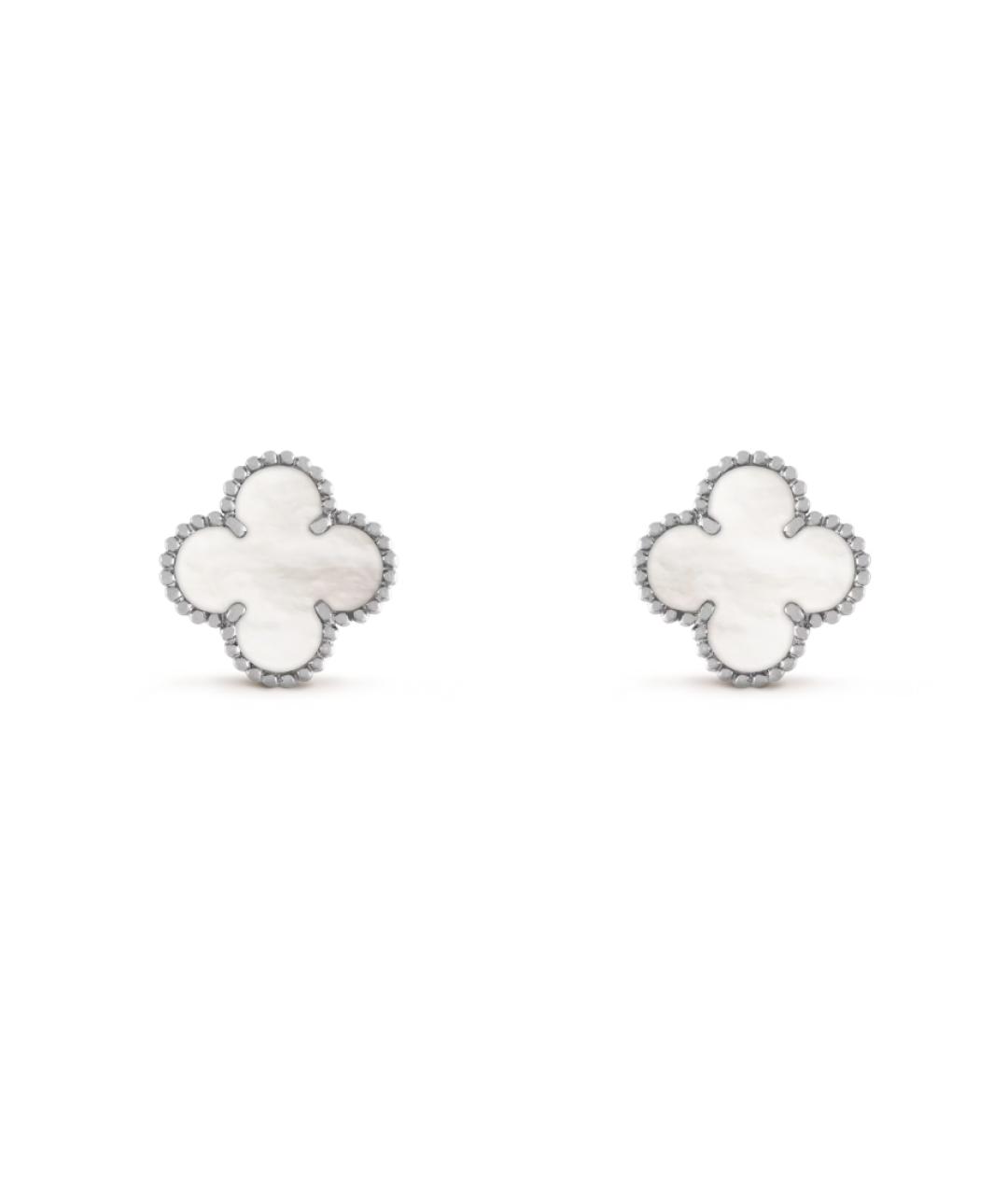 VAN CLEEF & ARPELS Белые серьги из белого золота, фото 6