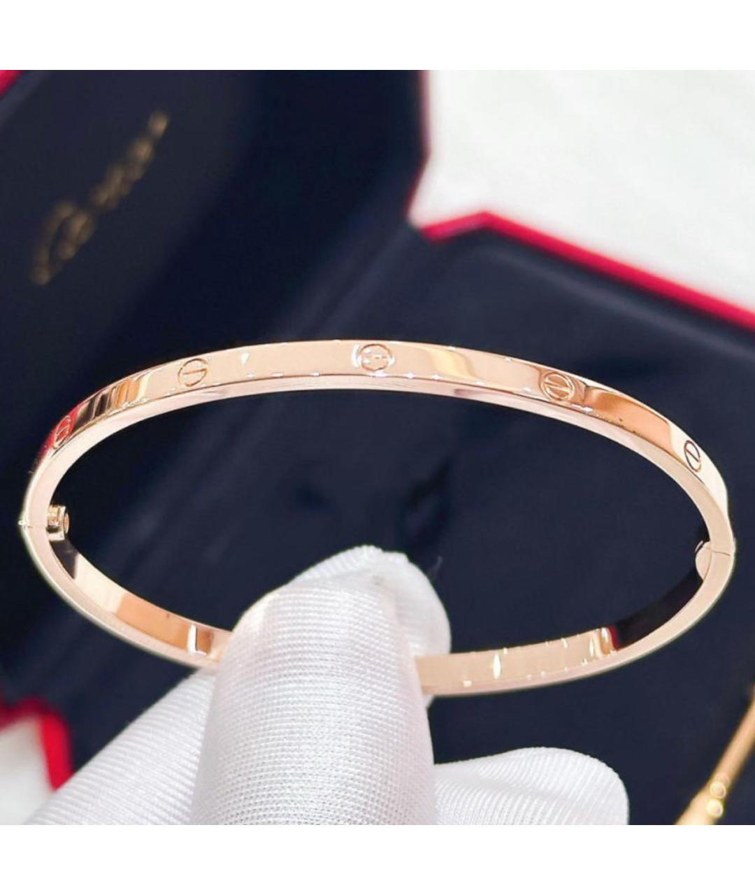 CARTIER Золотой браслет из розового золота, фото 3