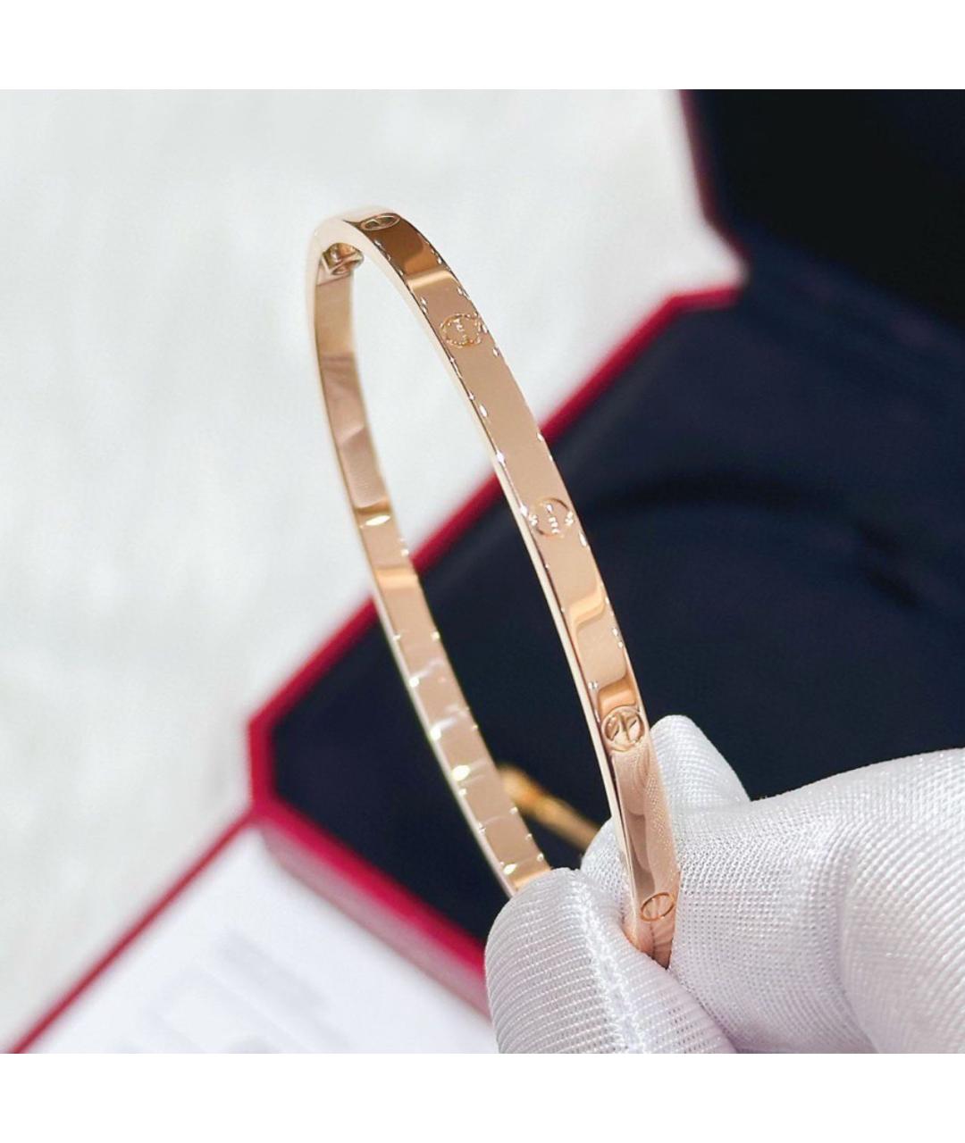 CARTIER Золотой браслет из розового золота, фото 4