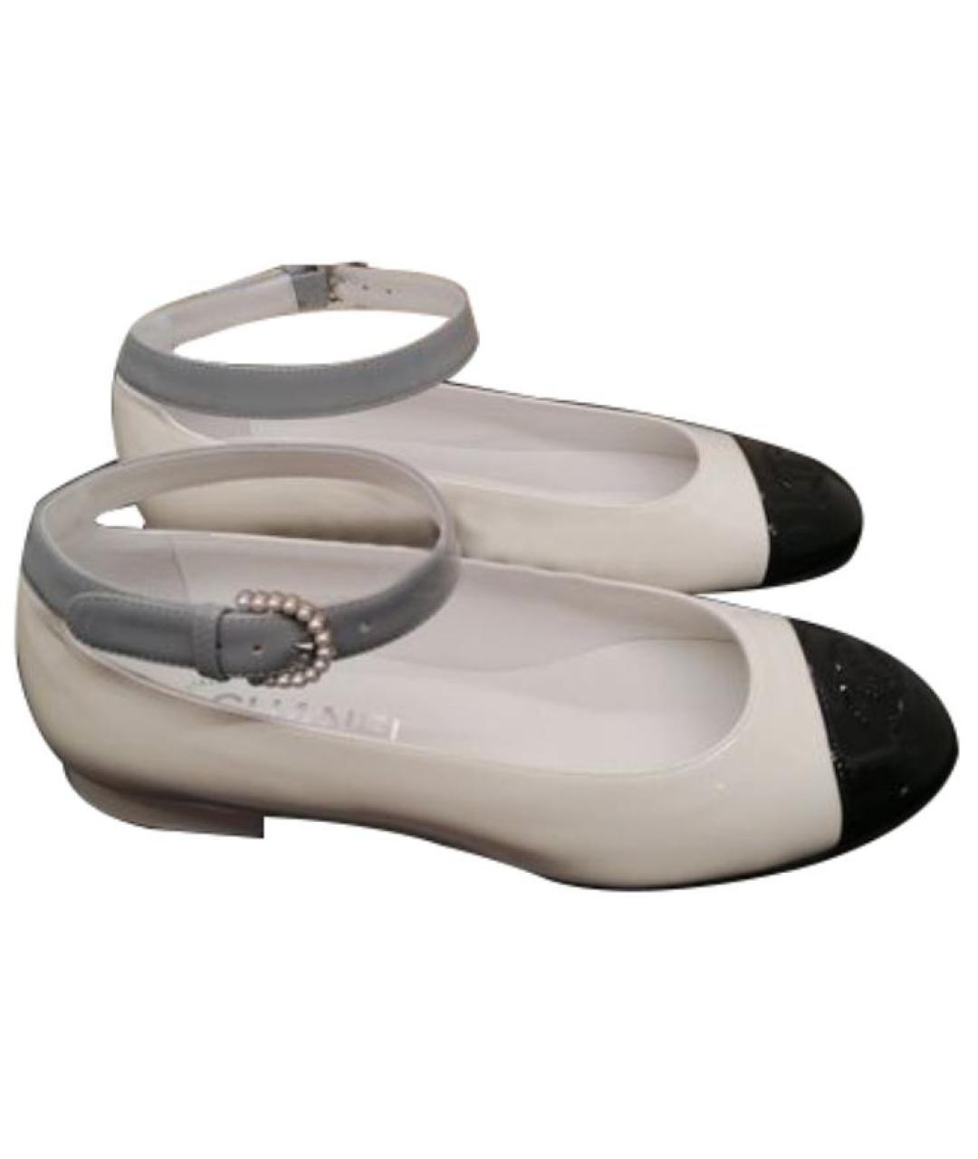 CHANEL Бежевые балетки, фото 3