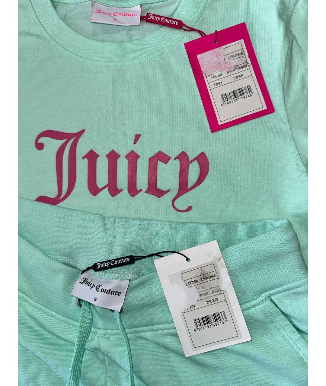JUICY COUTURE Зеленый хлопковый спортивные костюмы, фото 4