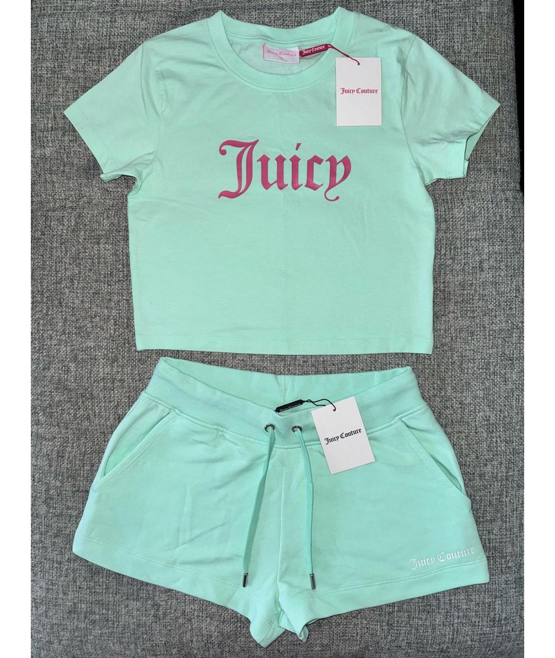JUICY COUTURE Зеленый хлопковый спортивные костюмы, фото 9