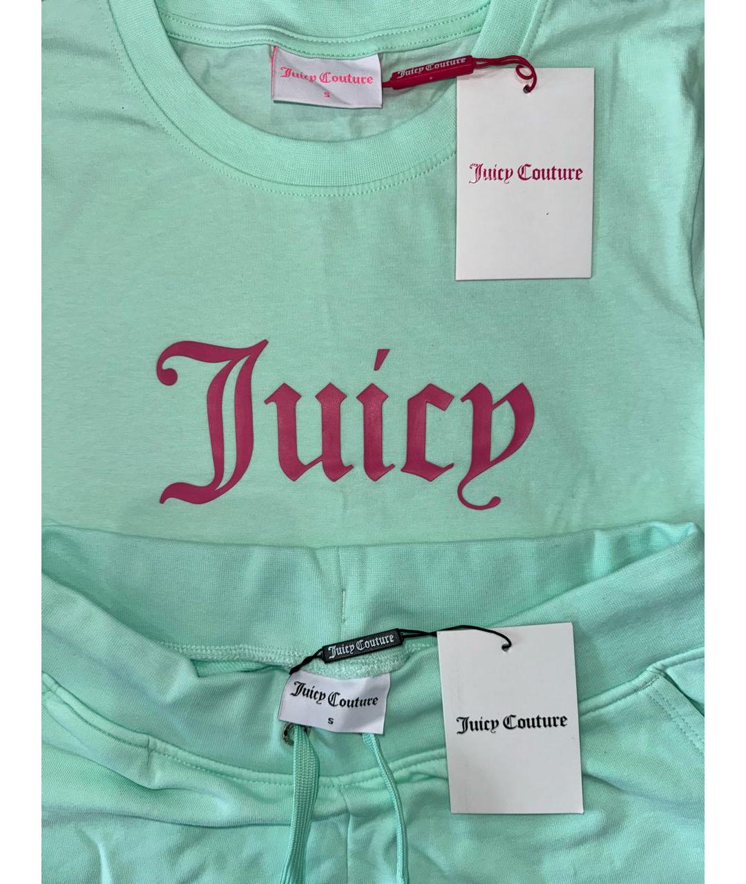 JUICY COUTURE Зеленый хлопковый спортивные костюмы, фото 5