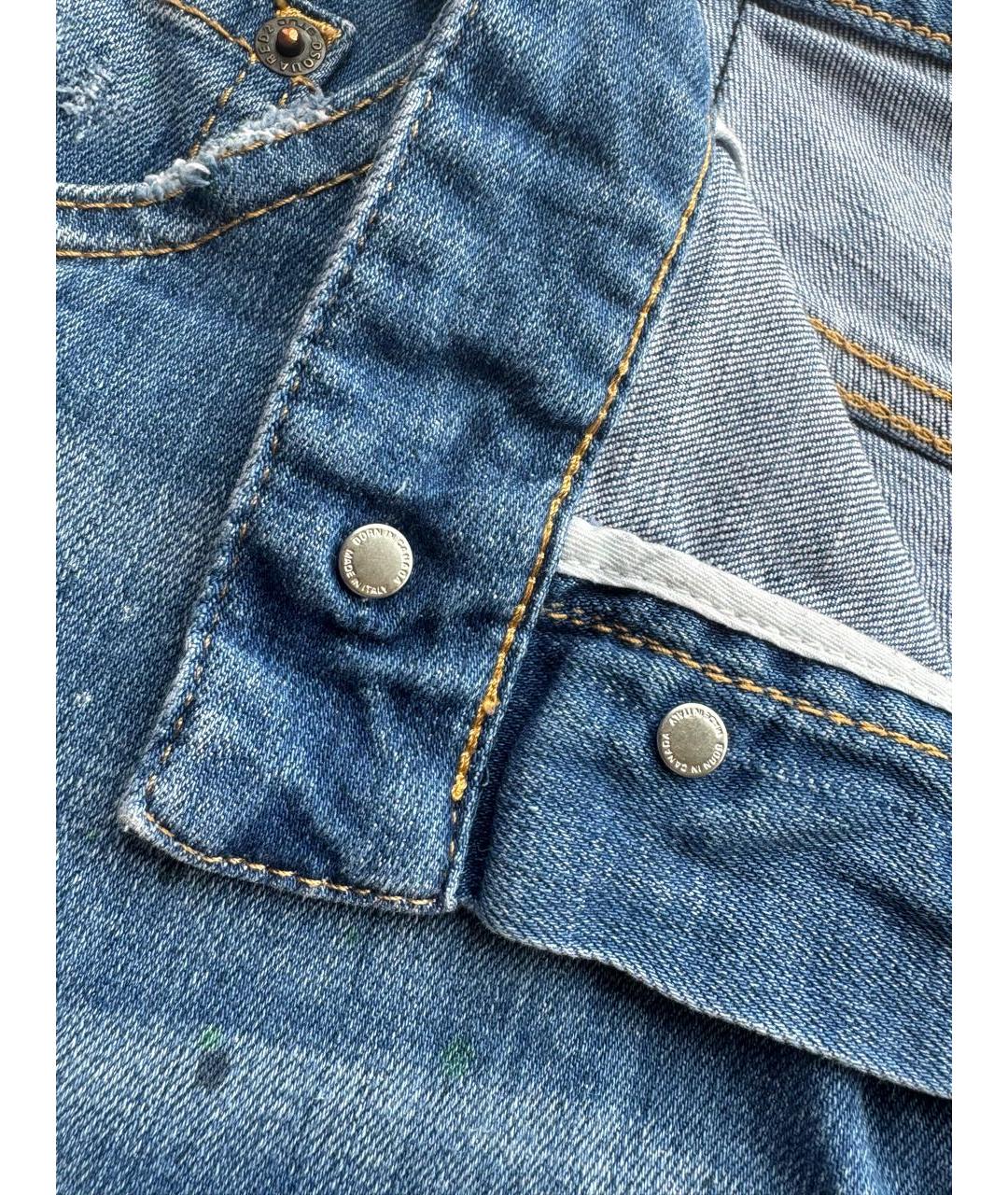 DSQUARED2 Синие деним шорты, фото 8
