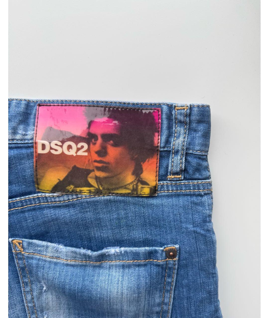 DSQUARED2 Синие деним шорты, фото 5
