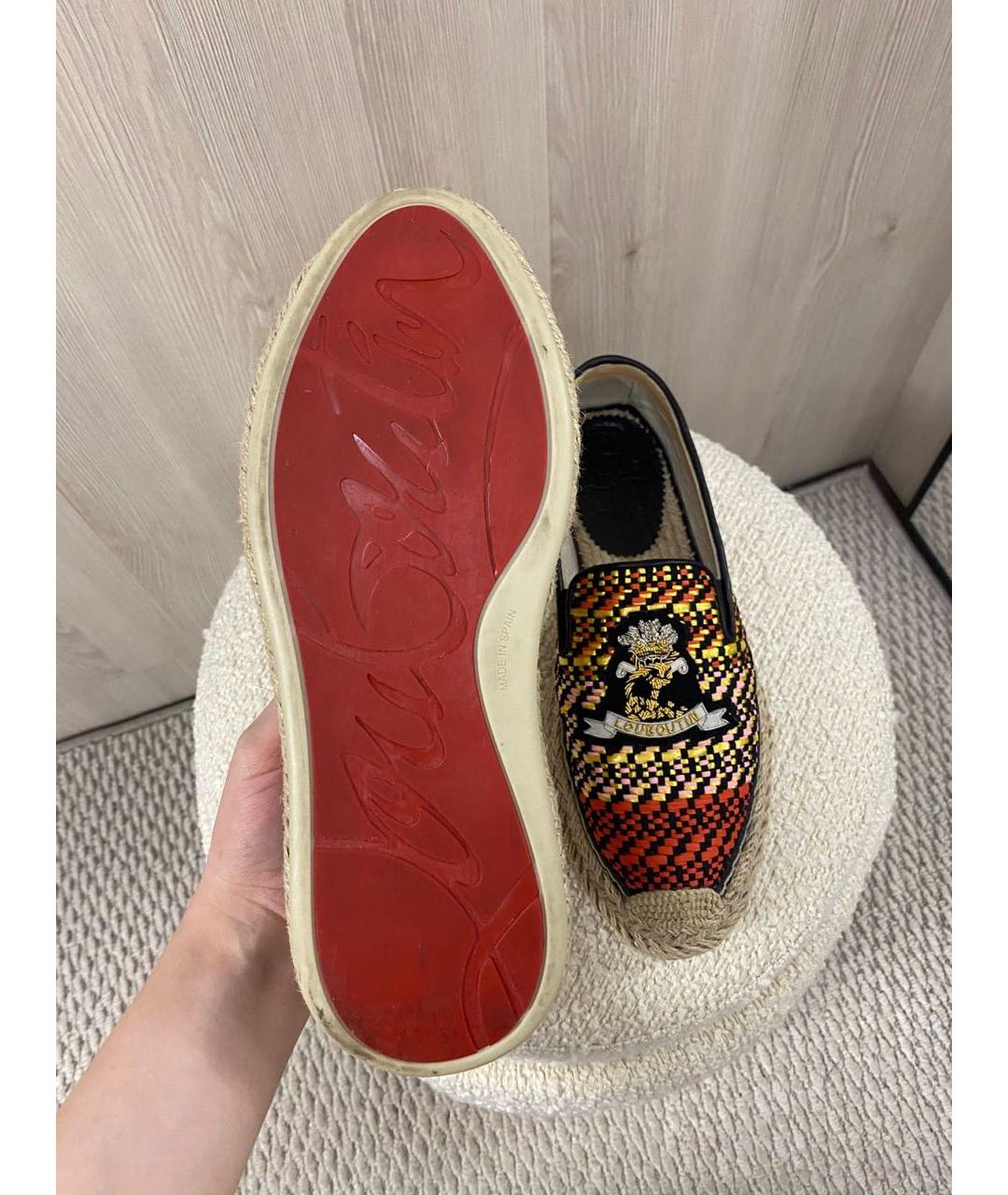 CHRISTIAN LOUBOUTIN Мульти текстильные эспадрильи, фото 3