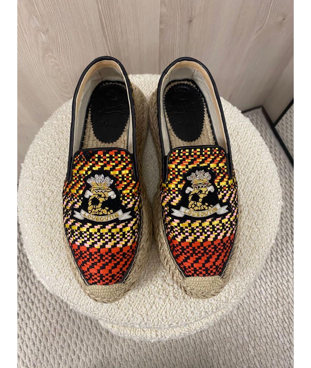 CHRISTIAN LOUBOUTIN Мульти текстильные эспадрильи, фото 2