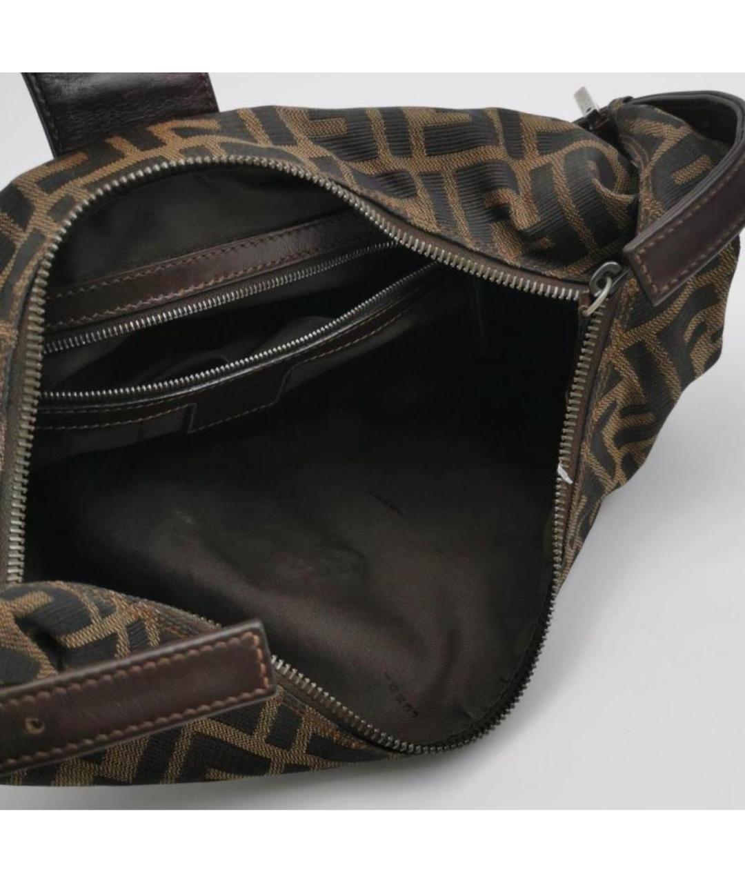 FENDI Коричневая сумка через плечо, фото 4