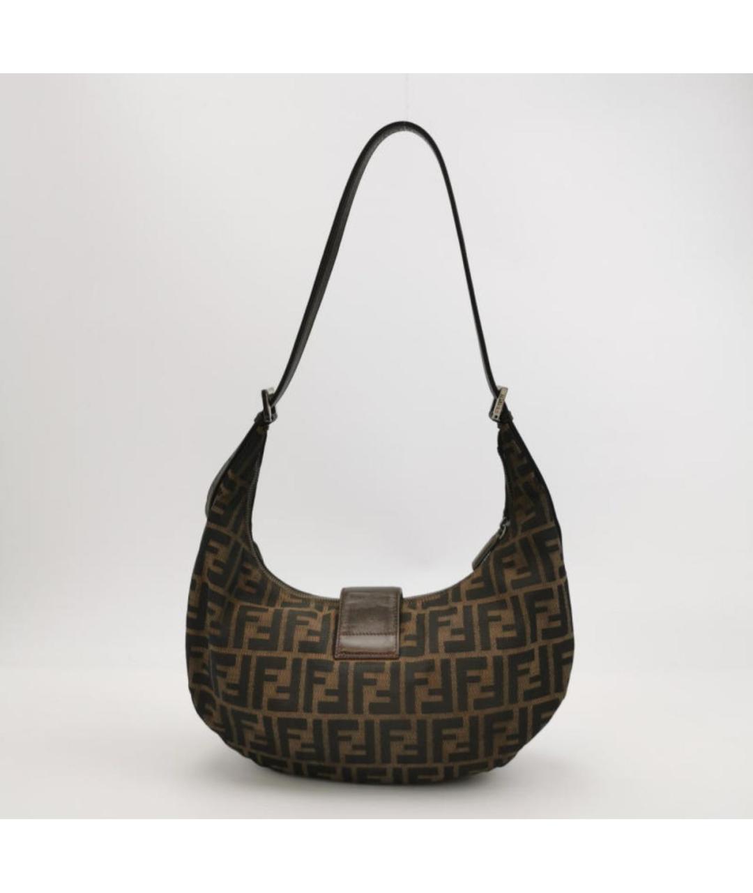 FENDI Коричневая сумка через плечо, фото 3