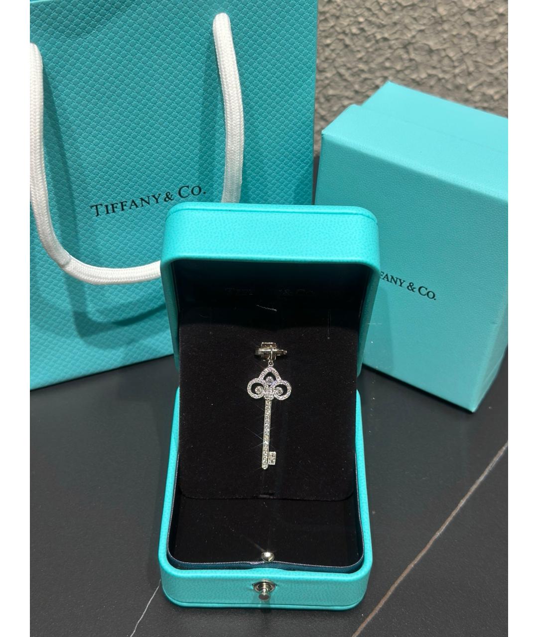 TIFFANY&CO Серебряная подвеска из белого золота, фото 7