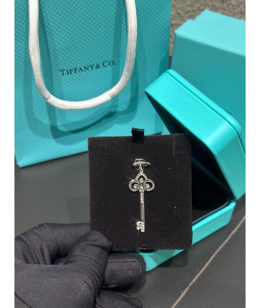 TIFFANY&CO Серебряная подвеска из белого золота, фото 5