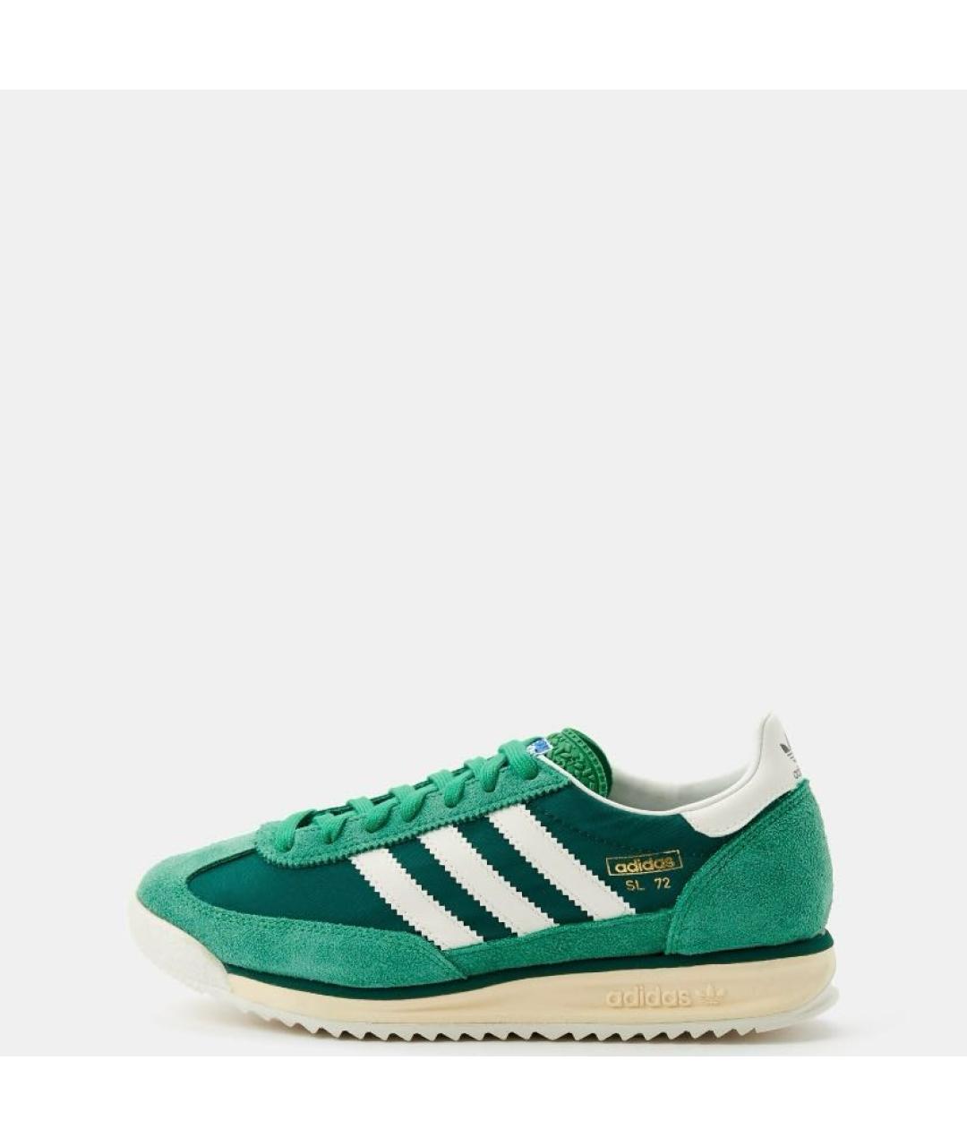 ADIDAS Зеленые текстильные кроссовки, фото 2