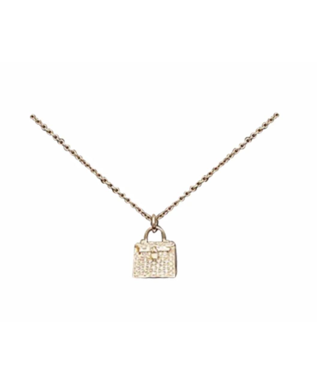 HERMES Золотое колье из розового золота, фото 6