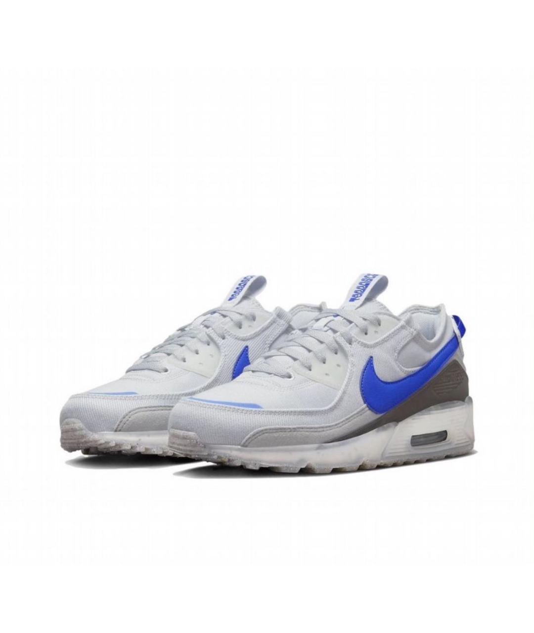 NIKE Серые текстильные низкие кроссовки / кеды, фото 2