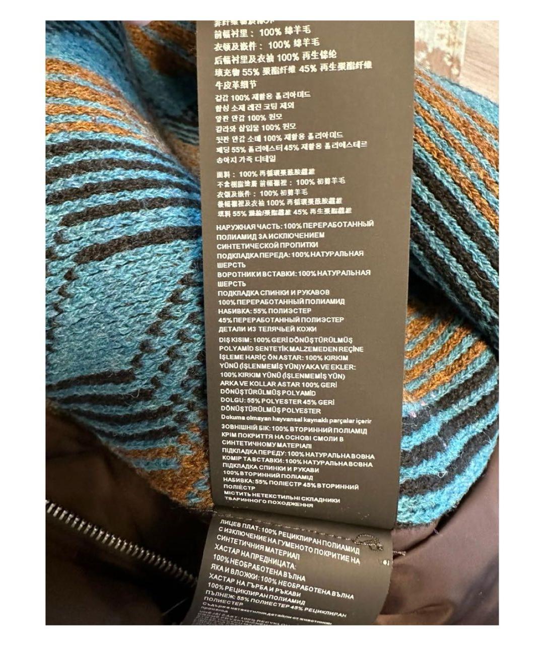 PRADA Коричневая полиуретановая куртка, фото 6
