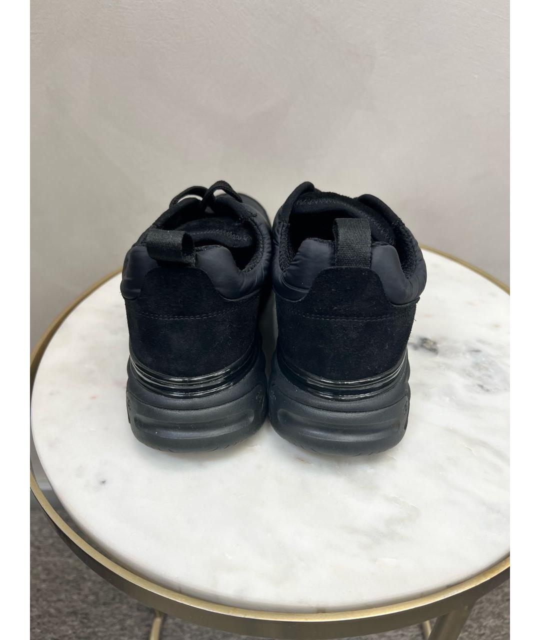 CHANEL Черные текстильные кроссовки, фото 4