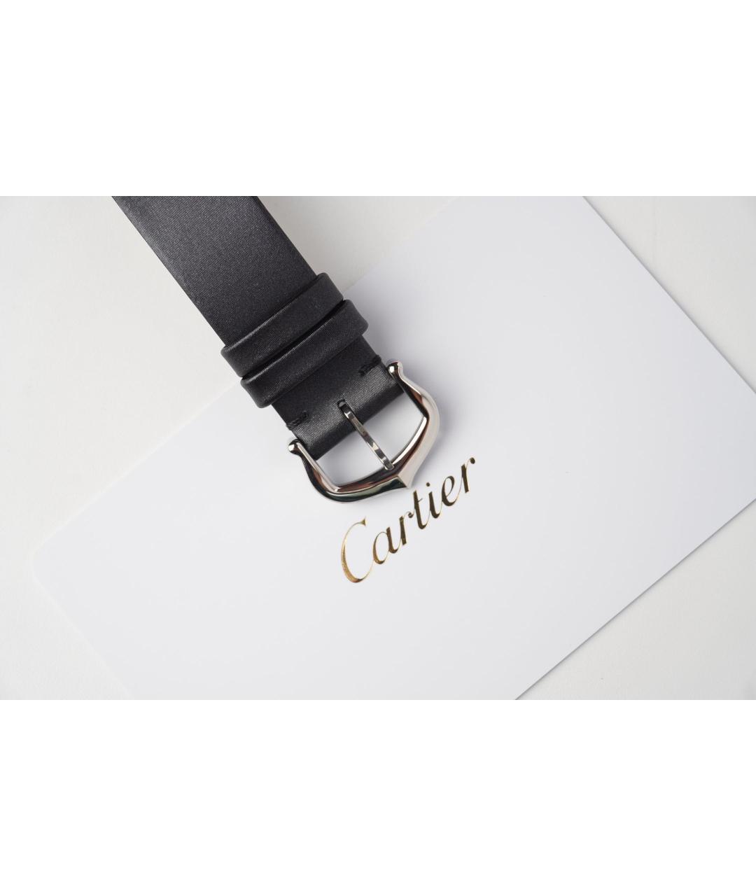 CARTIER Белые стальные часы, фото 4