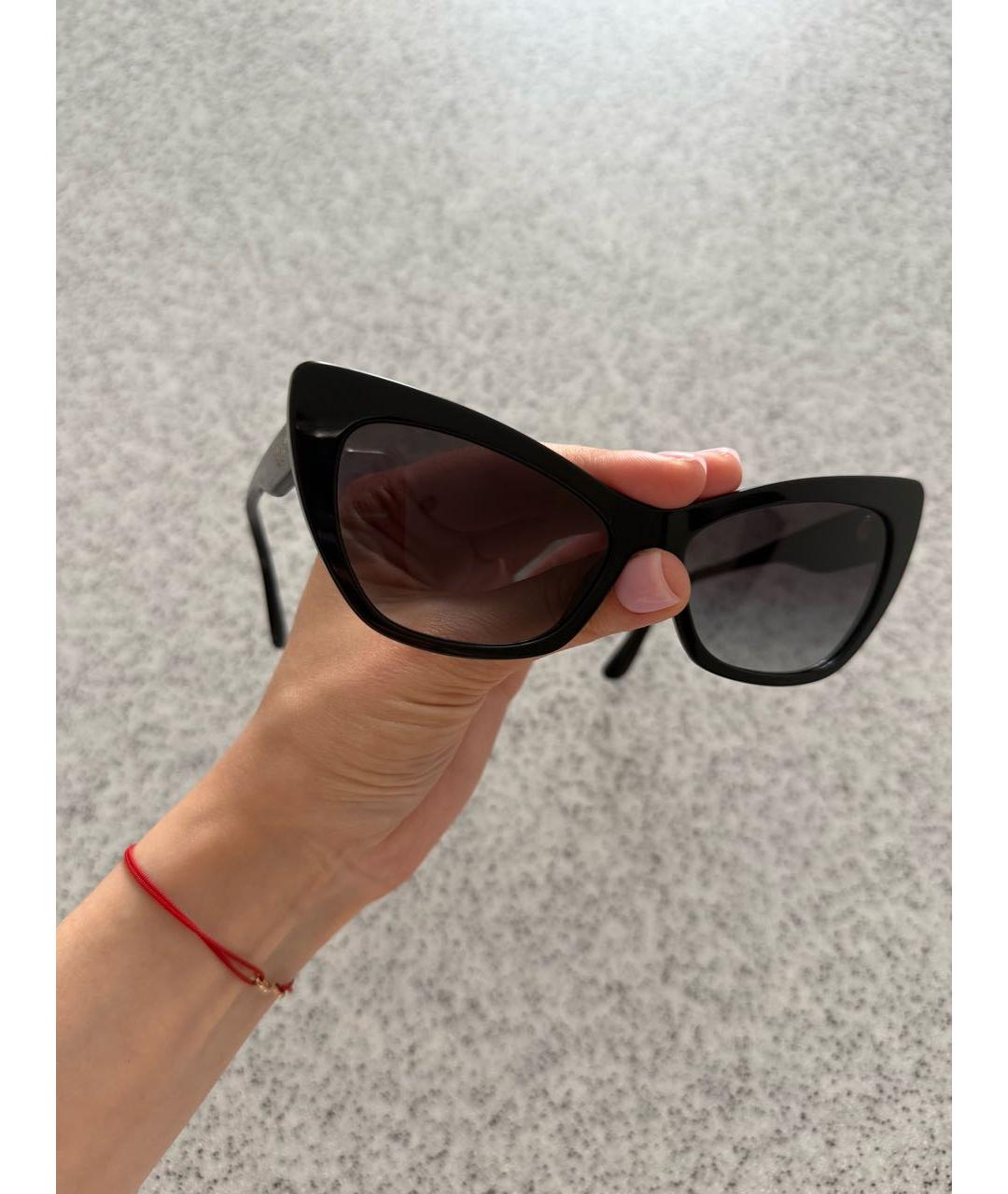 DOLCE&GABBANA Черные солнцезащитные очки, фото 4