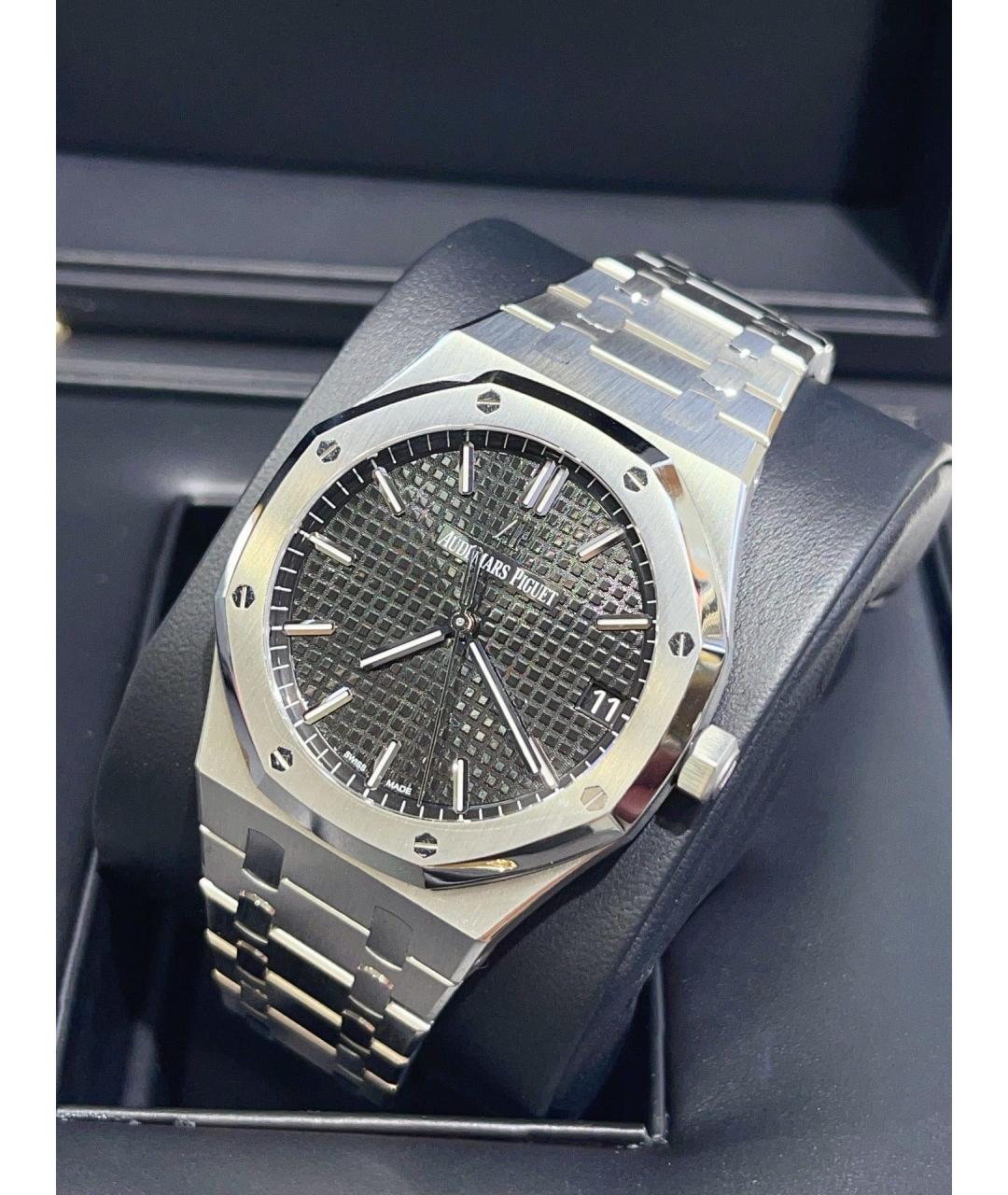 Audemars Piguet Черные стальные часы, фото 5