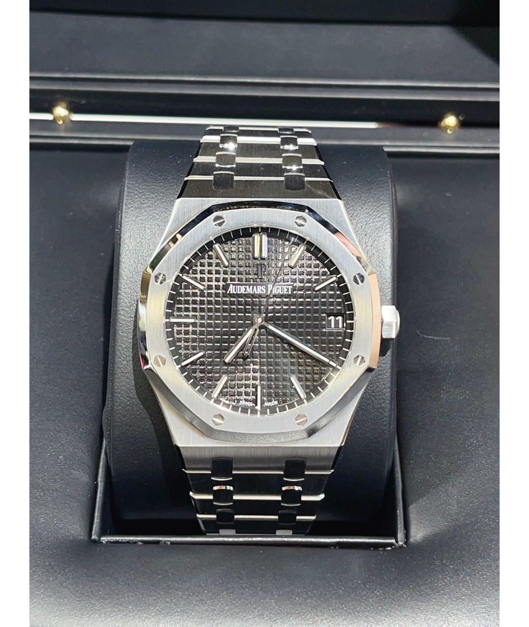Audemars Piguet Черные стальные часы, фото 8