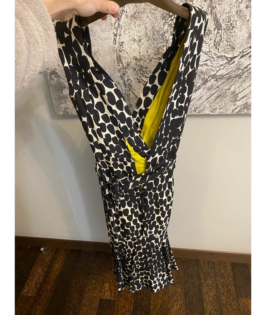 GUCCI Черное шелковое коктейльное платье, фото 4