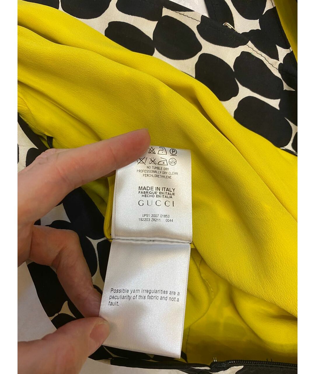 GUCCI Черное шелковое коктейльное платье, фото 5