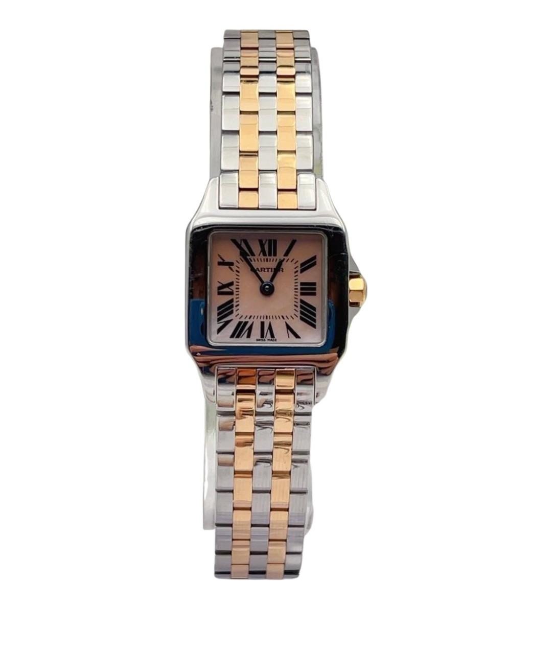 CARTIER Белые часы из желтого золота, фото 1