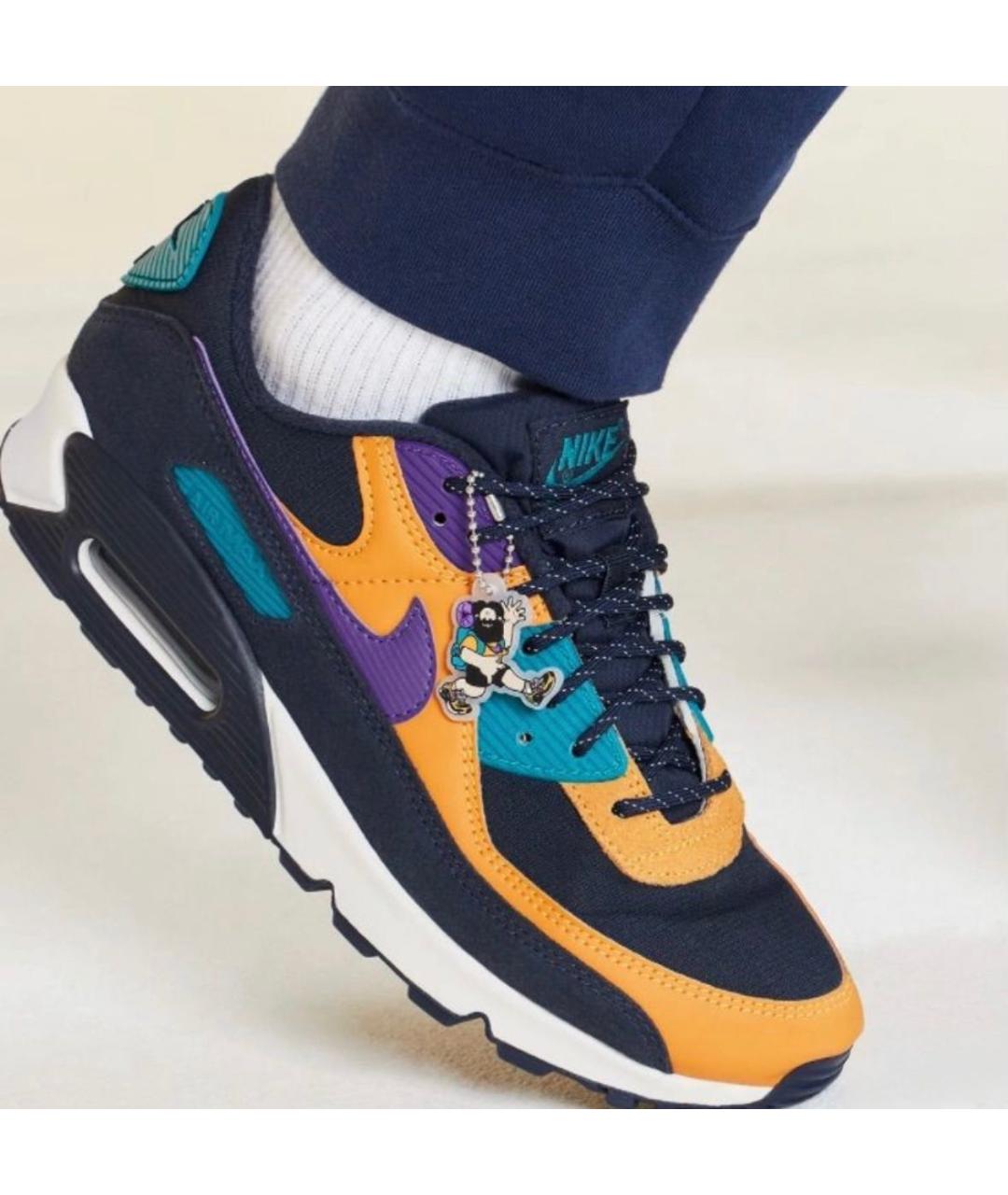NIKE Мульти кожаные низкие кроссовки / кеды, фото 5
