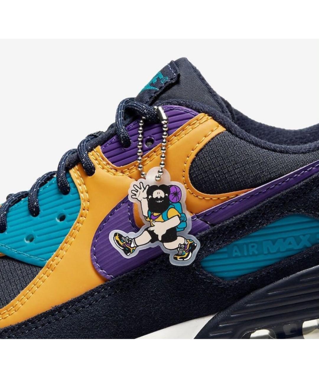 NIKE Мульти кожаные низкие кроссовки / кеды, фото 6