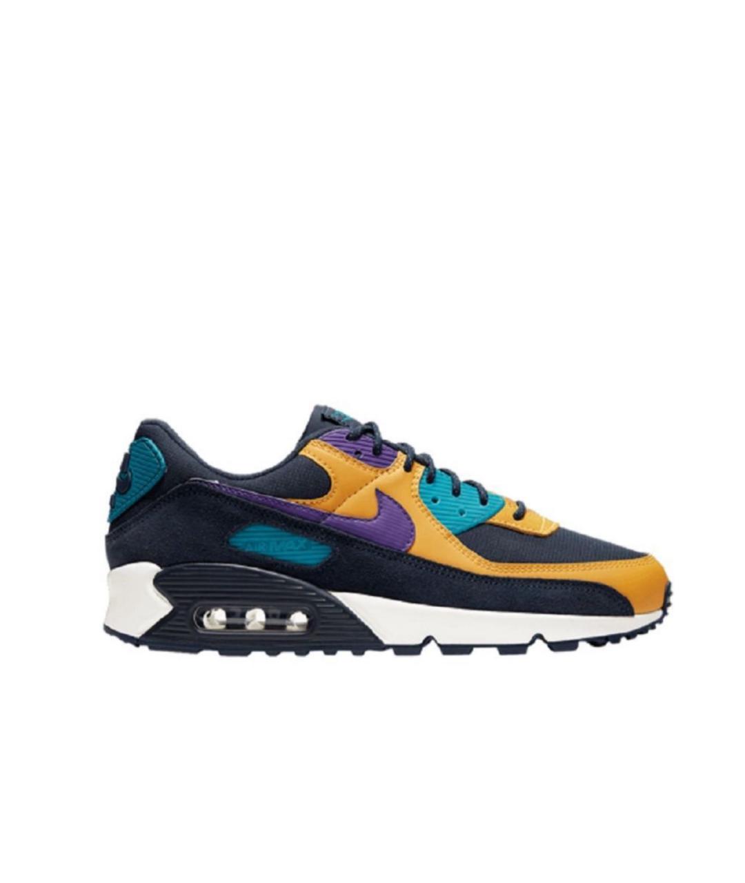 NIKE Мульти кожаные низкие кроссовки / кеды, фото 9