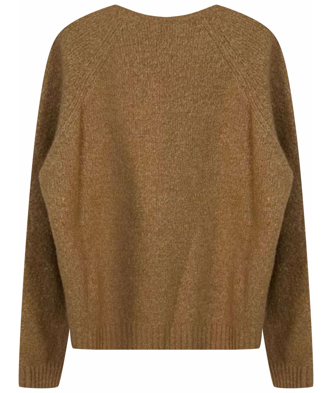 WEEKEND MAX MARA Коричневый шерстяной джемпер / свитер, фото 1