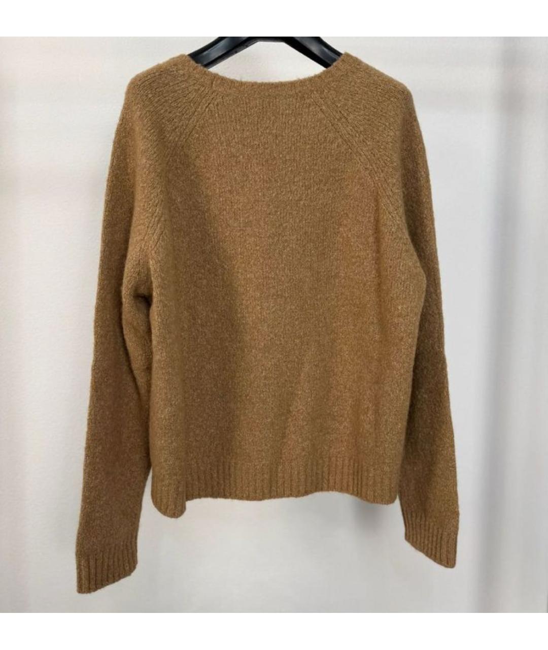 WEEKEND MAX MARA Коричневый шерстяной джемпер / свитер, фото 8