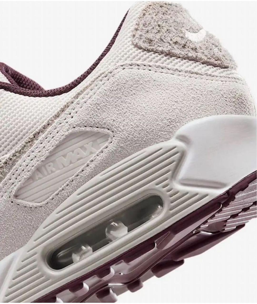 NIKE Белые замшевые низкие кроссовки / кеды, фото 6