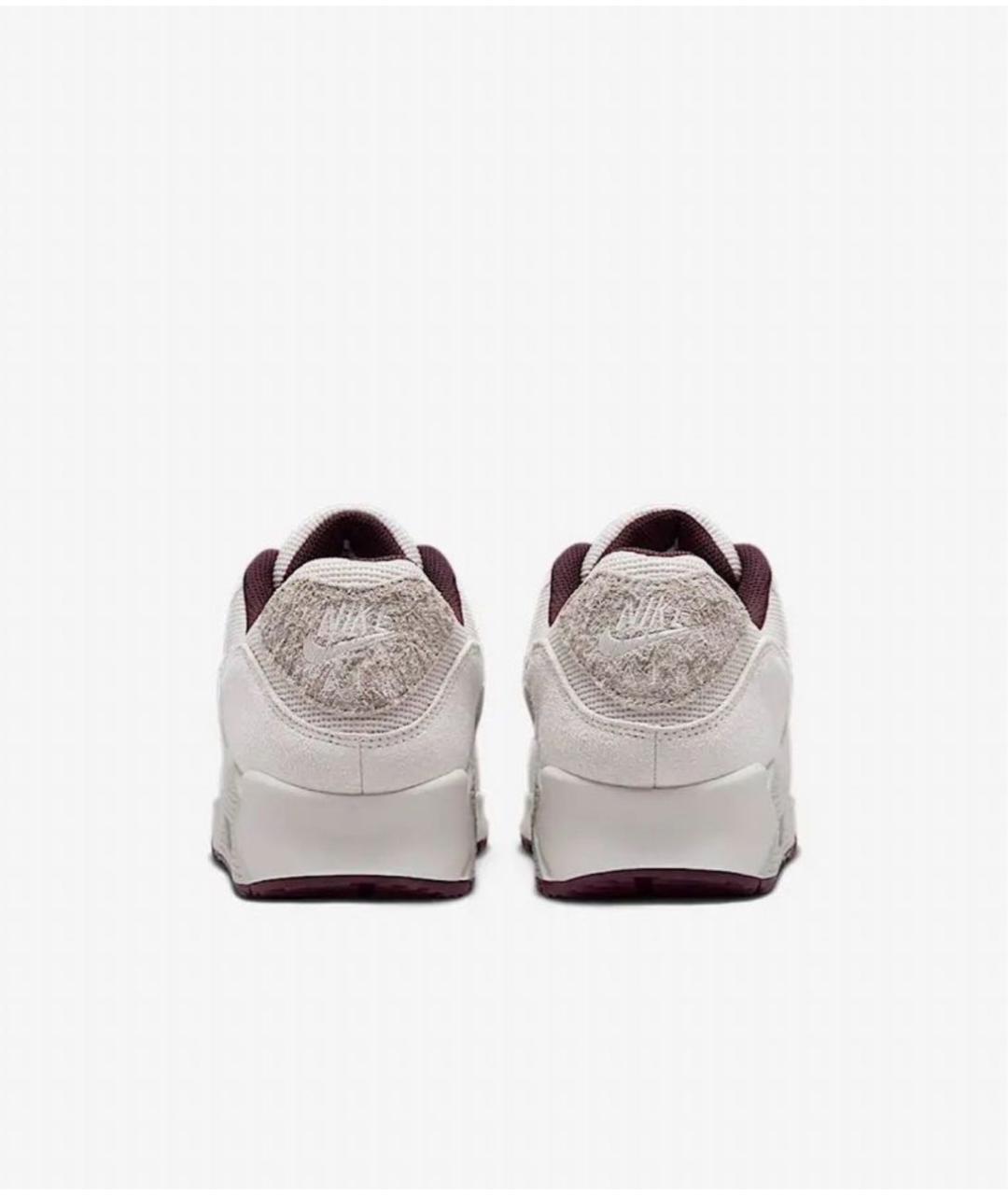 NIKE Белые замшевые низкие кроссовки / кеды, фото 4