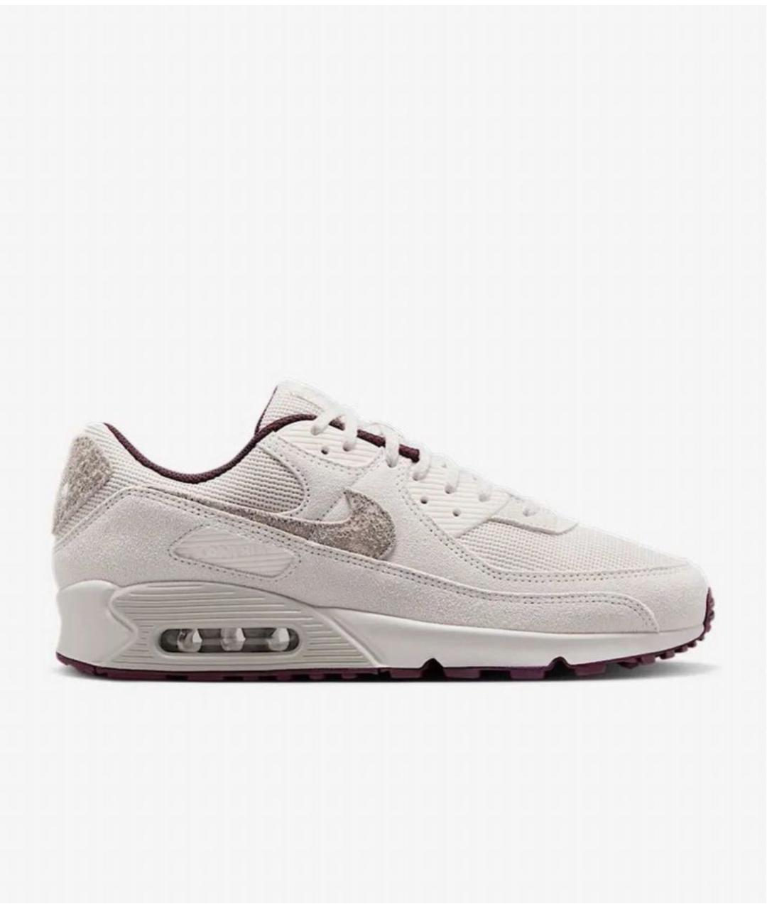 NIKE Белые замшевые низкие кроссовки / кеды, фото 9