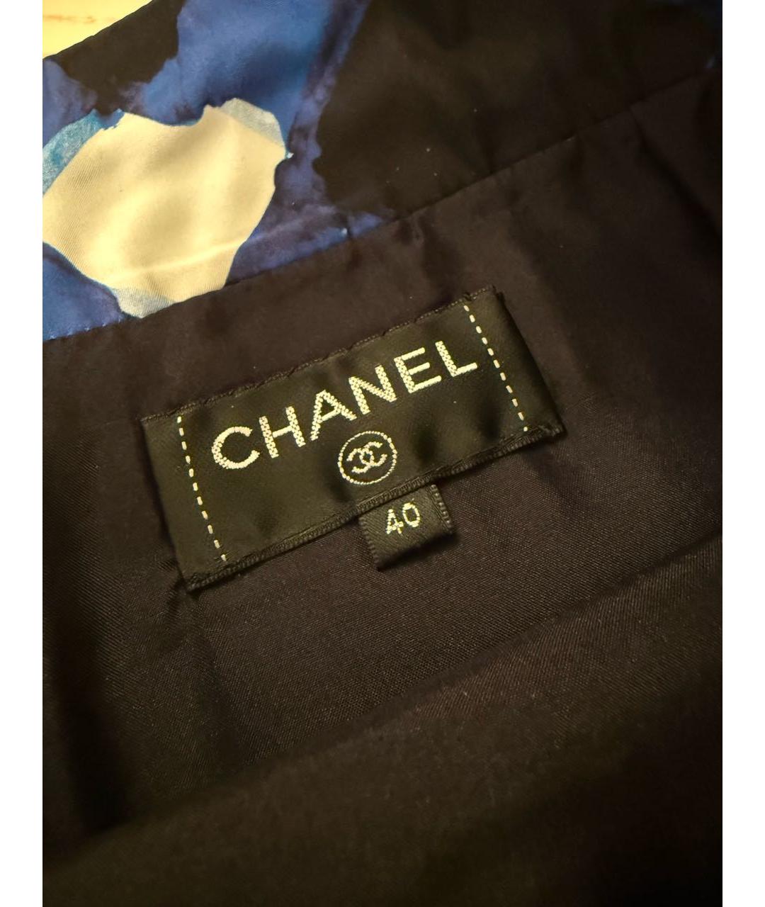 CHANEL Черная кожаная юбка мини, фото 2