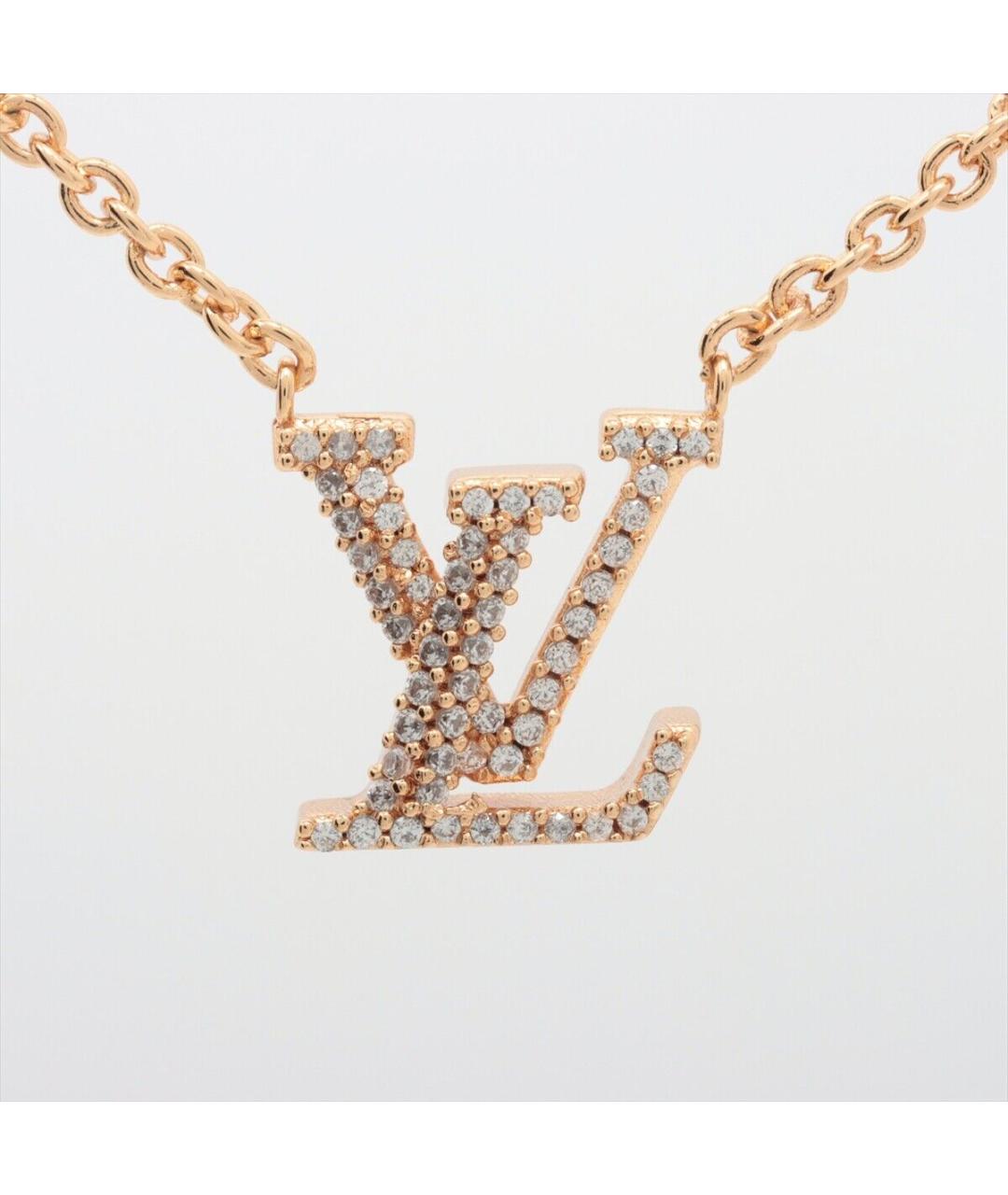 LOUIS VUITTON Золотая металлическая подвеска, фото 5