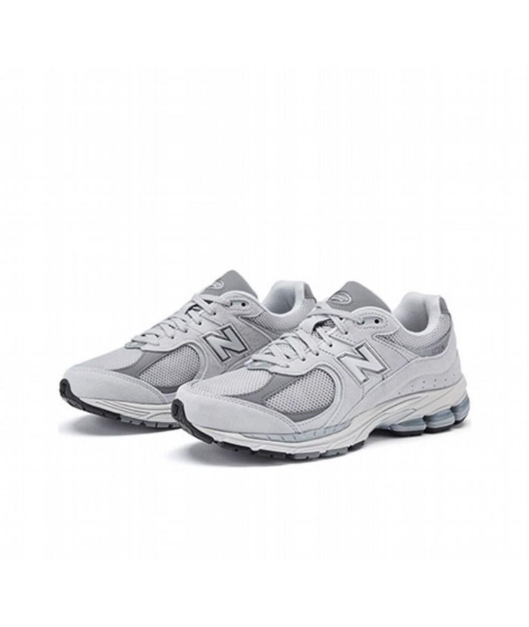 NEW BALANCE Серые замшевые низкие кроссовки / кеды, фото 2