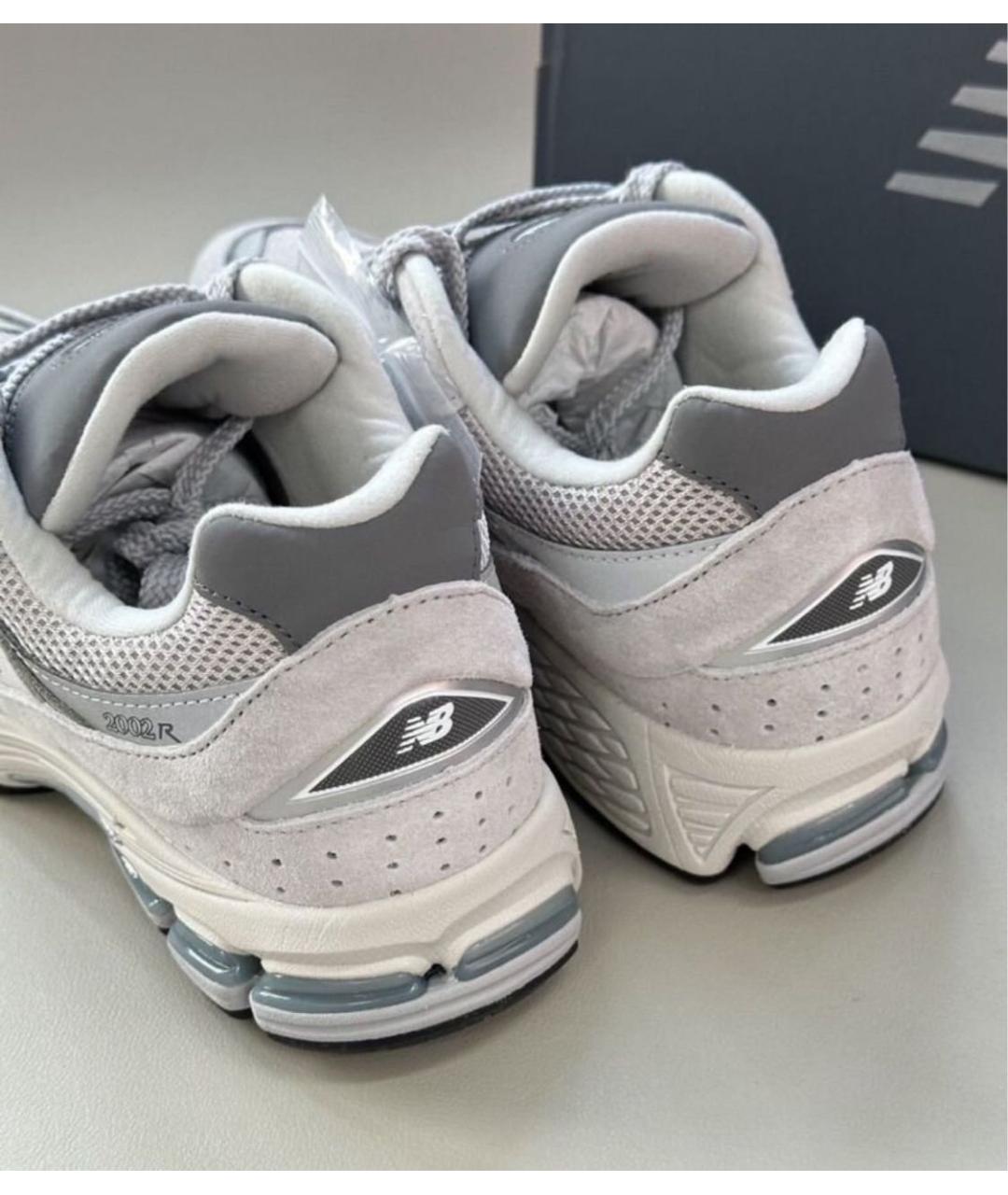 NEW BALANCE Серые замшевые низкие кроссовки / кеды, фото 7