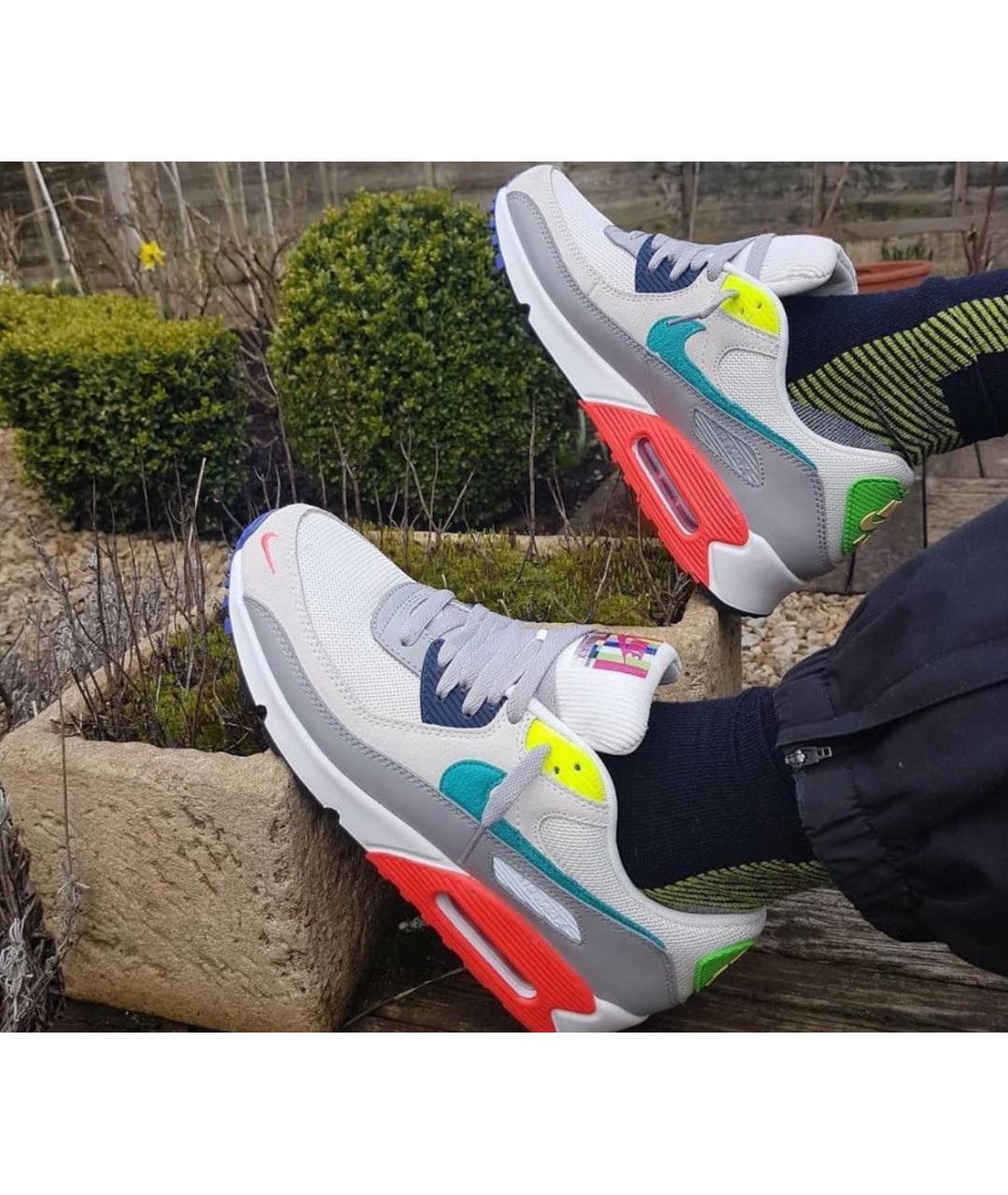 NIKE Мульти замшевые низкие кроссовки / кеды, фото 7