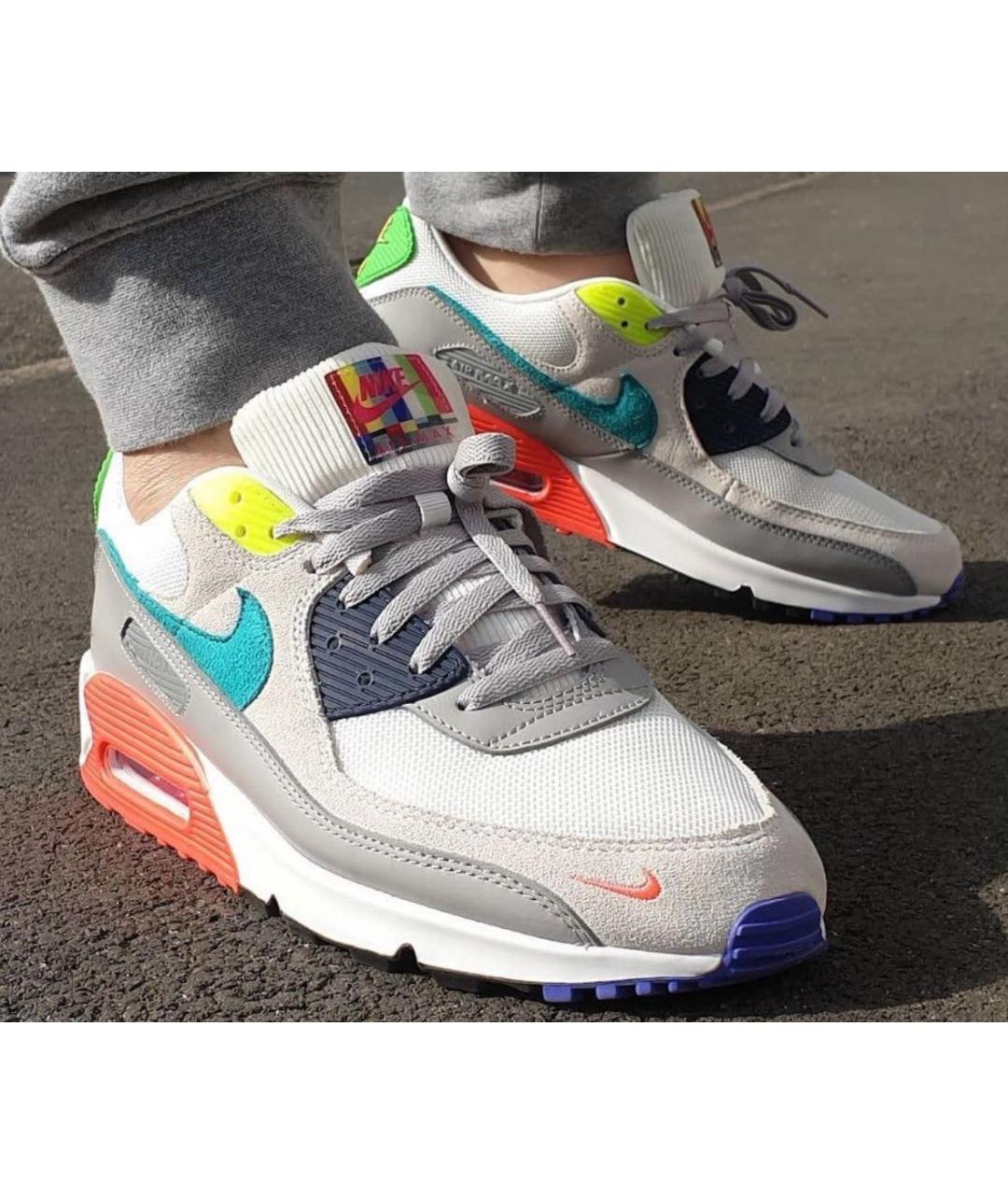 NIKE Мульти замшевые низкие кроссовки / кеды, фото 5