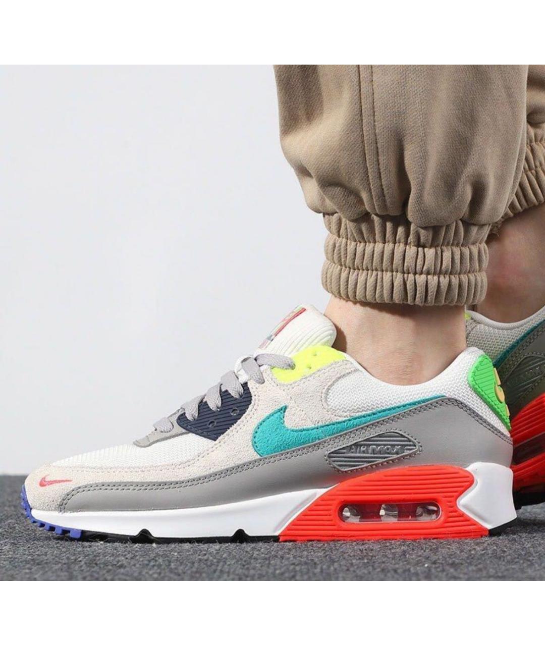 NIKE Мульти замшевые низкие кроссовки / кеды, фото 8
