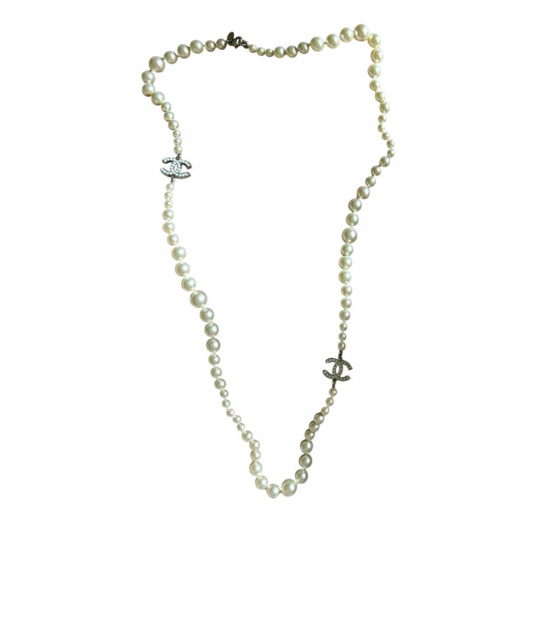 CHANEL Бежевое колье, фото 1