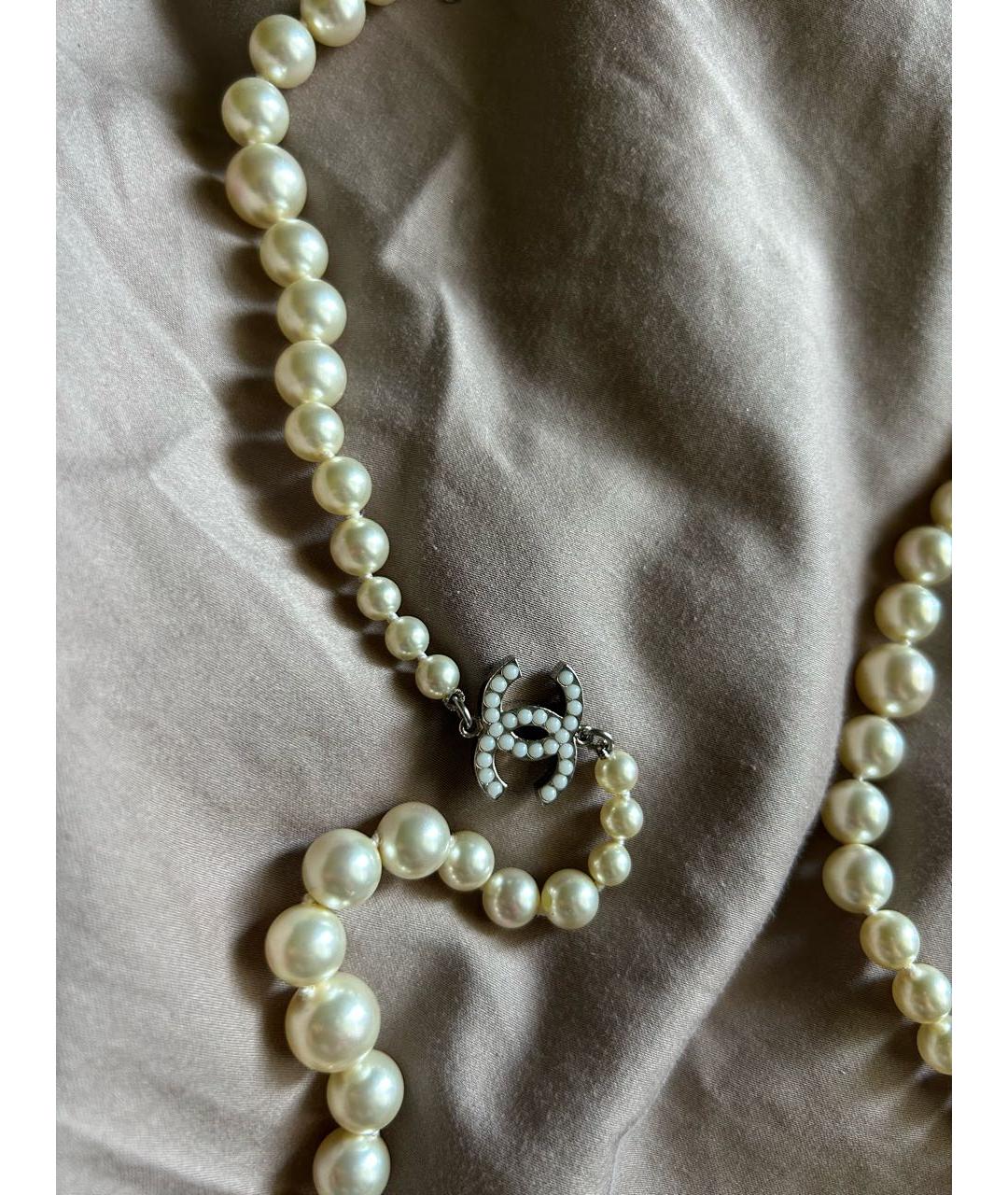 CHANEL Бежевое колье, фото 3